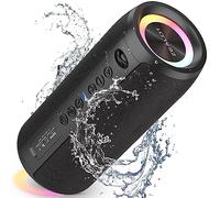 ZEALOT Cassa Bluetooth 40W,Altoparlante Portatile Impermeabile IPX6,Cassa Bluetooth 5.2 Wireless con Luci a LED,Bassi Profondi, AUX,Carta di TF,per Viaggi/Esterno