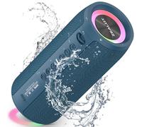 ZEALOT Cassa Bluetooth 40W,Altoparlante Portatile Impermeabile IPX6,Cassa Bluetooth 5.2 Wireless con Luci a LED,Bassi Profondi,AUX, Carta di TF,per Viaggi/Esterno