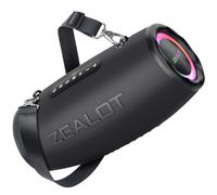 ZEALOT Cassa Bluetooth,80W Altoparlante Bluetooth con Bassi di Aumento,Impermeabile IPX6, Luce LED,Bluetooth 5.2,Esterno,Cassa Bluetooth per Campeggio, Spiaggia,Regal