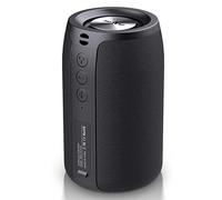 ZEALOT Cassa Bluetooth, Altoparlante Portatile, Outdoor, Bluetooth 5.0, Impermeabile, Stereo Rumoroso, Bassi Incredibili, 1500 Minuti Tempo di gioco con AUX/TF/USB per viaggi a casa Nero