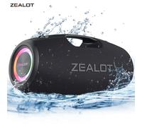 ZEALOT-S78 Altoparlante Bluetooth portatile da 120 W Altoparlante per feste all'aperto Altoparlante grande Altoparlante Hifi con prestazioni dei bassi eccellenti Black