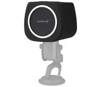 ZealSound Protezione isolante per microfono con filtro pop, sfera isolante per microfono, copertura in schiuma per cancellazione del rumore/riduzione dei riflessi/assorbimento del suono, per microfoni