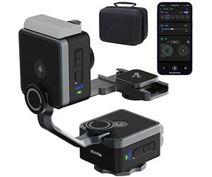 Zeapon PONS PT - Testine motorizzate a 2 assi, con custodia per il trasporto per fotocamera Zeapon Slider a 360 gradi e Waypoint Surrounding, per videografia panoramica Timelapse
