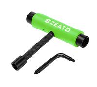 Zeato Attrezzi per Skate all-in-One Skate Tool Accessorio Portatile Multifunzione per Skateboard Longboard con Chiave a Brugola di Tipo T e Cacciavite a Croce di Tipo L