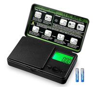Zeawavsl Bilancia tascabile 1000g/0.01g, Bilancia di Precisione 0.01g Digitale Bilancia Professionale con LCD Display, Gioielli Bilancia Inox Bilancia Cucina per Cucina, Gioielli, Farmaci