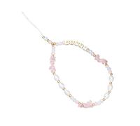 Zeayebsr 1 Pezzo Rosa Bohemian Anti-Lost Cell Phone Chain Cintura per Cellulare Retro Nuova Collana di Perle acriliche Collana di Perle Colorate Charm per Cellulare Catena per Gioielli da Donna