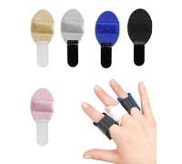 Zeayebsr 5 Pezzi Tutore Dita Mano, Stecca Dito Mano a Scatto Raddrizza Tutore Pollice a Scatto, Adatto Per Dito Indice, Medio, Anulare, Mignolo, Buono Per Le Rotture Del Grilletto e Le Dita Tese