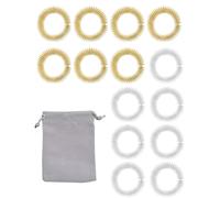 Zeayebsr Set di 14 Anelli per agopressione Premium Viene Fornito con 1 Borsa portaoggetti - novità 2024 - Anelli di Pressione per massaggiare Le Dita per Rilassarsi, massaggiare Le Dita, Anti-Stress