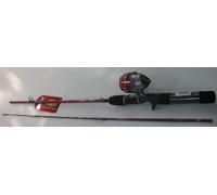 Zebco 101C Spincast Combo 1.5m 2 Pezzi Colore Rosso