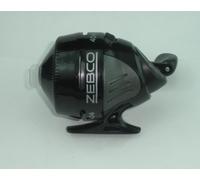 Zebco Mulinello da pesca Spincast 404, misura 40, recupero della mano destra, avviso di abboccata integrato, ingranaggi interamente in metallo, perno pick-up in acciaio inox, pre-bobinato con lenza