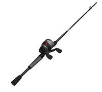 Zebco 33 Rhino Spincast Reel e canna da pesca combinata in 2 pezzi, canna da pesca in vetro E resistente con impugnatura ComfortGrip, mulinello Quickset anti-inversione, multicolore (ZR33602MA.NS3)