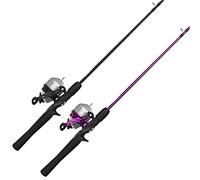 Zebco Mulinello Spincast da 33 e canna da pesca in 2 pezzi, canna da pesca resistente in fibra di vetro da 1,5 m, mulinello da pesca Quickset anti-inversione con avviso di morso