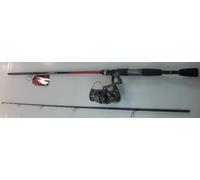 Zebco Quantum OP4070MA 7 Pies Optix Spinning Combo 2 Pezzi Azione Media