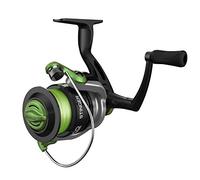Zebco Stinger - Mulinello da pesca a spinning, misura 20, intercambiabile per destrimani o sinistri, rapporto di trasmissione 5,3:1, ingranaggi interamente in metallo, pre-bobinato con lenza Zebco da