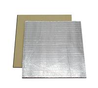 Zeberoxyz 2pezzi stampante 3D isolamento letto leggero foglio di schiuma impermeabile isolamento termico autoadesivo tappetino adesivo focolaio termoadesivo per CR10(300x300x10mm)