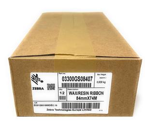 ZEBRA 03300GS08407 84mm x 74m 12 RIBBON ZD420 / ZD421 / ZD620 CF. DA 12 ROTOLI