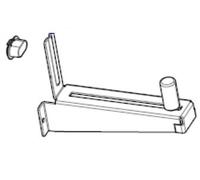 Zebra 1'' Core media hanger