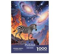 Zebra 1000 Pezzi Adulti Puzzle Bambini Intrattenimento Animal Creativo Giochi Difficili Impossibili 70x50cm/1000pcs