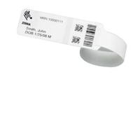 Zebra 10031289K Braccialetti da ospedale Bianco Nylon 15,2 cm (6") 19 mm x 195