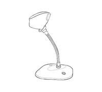 Zebra 20-71043-0BR Supporto e presa Bianco Zebra DS8108 -HC DS8178-HC Gooseneck