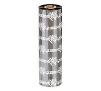 ZEBRA Thermotransferbänder, Zebra, 2300, Wachs, 110mm, 300m, Außen, Schwarz, 02300BK11030