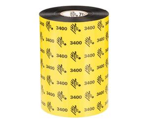 Zebra 3400 High Performance Wax-Resin nastro termico 450 m Nero (RIBBON 3400 WAX
