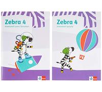 Zebra 4. Paket: Arbeitsheft Lesen/Schreiben und Arbeitsheft Sprache Klasse 4: Klasse 4