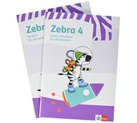 Zebra 4: Paket: Heft Lesen/Schreiben ausleihfähig und Heft Sp (Copertina rigida)