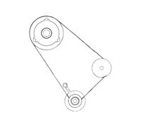 Zebra 45189-21 Nero 220Xi3Plus 300 dpi Main Drive Belt for 220Xi3Plus