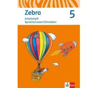 Zebra 5. Ausgabe Berlin, Brandenburg: Arbeitsheft Sprache/Lesen/Schr (Tascabile)