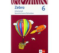 Zebra 6. Ausgabe Berlin, Brandenburg: Arbeitsheft Sprache/Lesen/Schr (Tascabile)