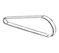 Zebra ZM400/ZM600/ZT410/ ZT420/ZT411/ZT421 Cinghia 203dpi, P/N: 79866M