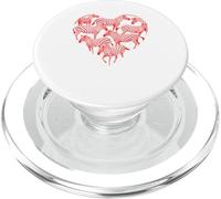 Zebra A Forma di Cuore Zebre PopSockets PopGrip per MagSafe