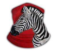 Zebra African Black White Stripe Wild Animals Exotic Wildlife Protezione UV Sciarpa al Collo Unisex Sciarpa A Tubo Ghetta per Sports Pesca Campeggio