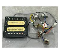 Zebra Alnico Humbucker Set In Nero Pickup chitarra elettrica