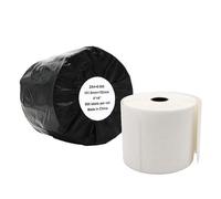 Zebra Bianco Grande Spedizione Carta Etichette Rotolo 500 pz (ZA4X6-500)