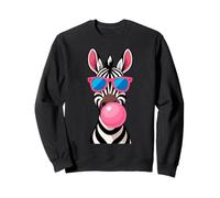 Zebra Bubblegum in Stile Fumetto Pop Art Felpa
