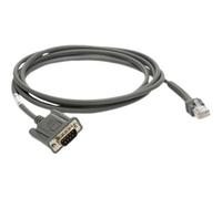 Zebra CBA-R08-S07ZBR cavo seriale Grigio 2,1336 m RS232 DB9