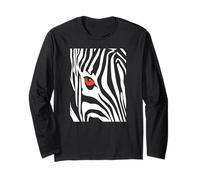 Zebra Camouflage Wildlife African Animal Safari Maglia a Manica