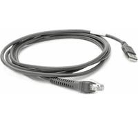 Zebra CBA-U21-S07ZBR - Nero - 2,1 m - USB - EAS - Maschio - Maschio