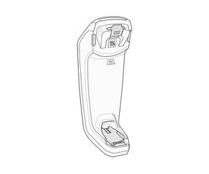 Zebra charging/transmitter cradle, HC, standard