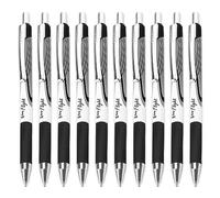 Zebra Classic Z-Grip Flight - Penne a sfera, 1,2 mm, inchiostro nero, confezione da 10
