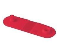 Zebra Clips for use with QuickClip Wristbands Rosso 275 pz Red Clips 97032-RED