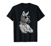 Zebra con Occhiali da Sole Safari Artwork African Animal Lovers Maglietta