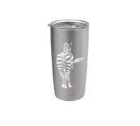 Zebra Culo Africa Bicchiere termico in acciaio inox doppia parete
