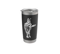 Zebra Culo Africa Bicchiere termico in acciaio inox doppia parete