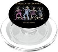 Zebra Disco Animali Divertente Retrò Anni 70 PopSockets PopGrip per MagSafe