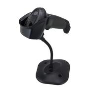 Zebra DS4608-SR (gamma standard) - Kit scanner di codici a barre portatile con cavo (2D/1D, IP52, nero), include supporto