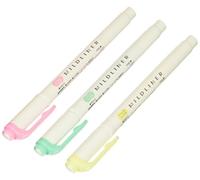 ZEBRA Evidenziatore medio, set di 3 colori 3 colori Mild Pink/Mild Yellow/Mild Blue Green