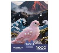 Zebra Finch 1000 Pezzi Puzzle Gioco Educativo Classico Jigsaw Puzzles Sfida Colore Per Regali Di Viaggio, Presente 38x26cm/1000pcs